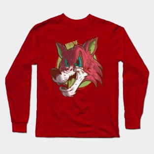 WOLF CARTOONS Design T-shirt STICKERS CASES MUGS WALL ART NOTEBOOKS PILLOWS TOTES TAPESTRIES PINS MAGNETS MASKS T-Shirt Long Sleeve T-Shirt